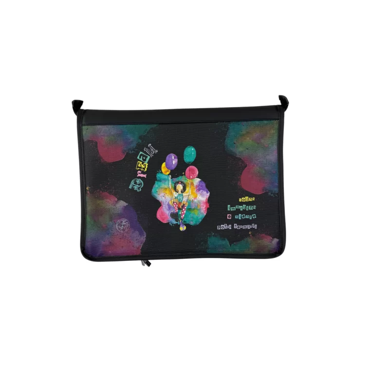Porta PC portatile in Tessuto ecopelle effetto Canvas stampa ALLOVER - Pubblieffe - immagine 4