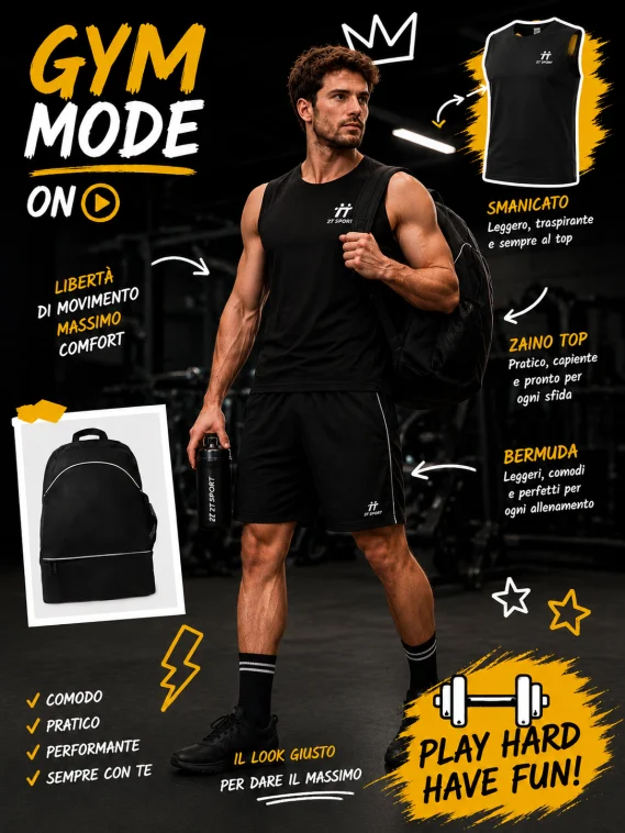 Outfit "Gym Mode ON" - USC - immagine 2